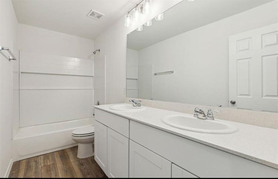 Furnished interior view inside a new home in Verandah, Royse City (Image 5). Furnished interior view inside a new home in Verandah, Royse City (Image 5).