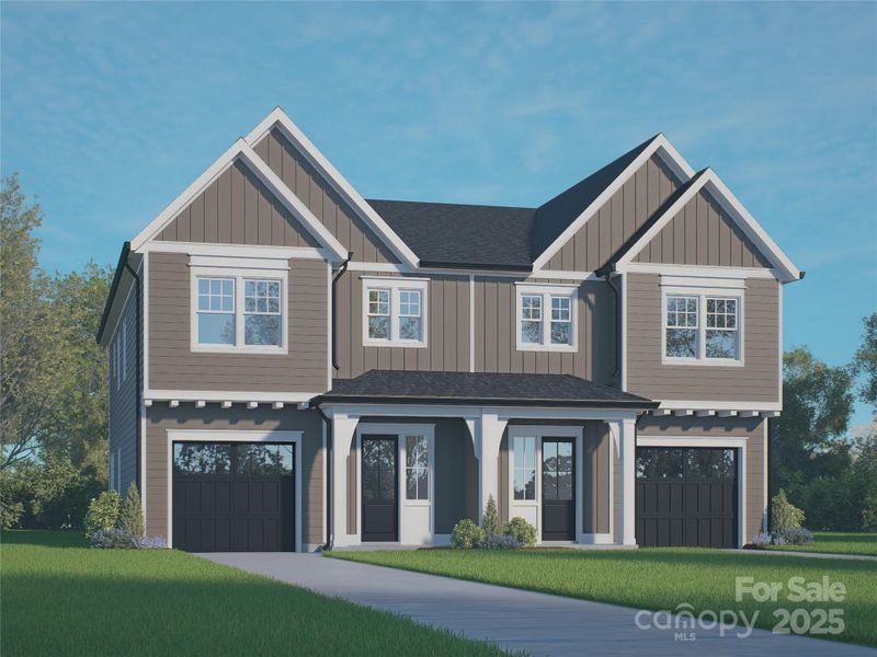 Front exterior of a new home in , Charlotte, NC, highlighting curb appeal (Image 2).