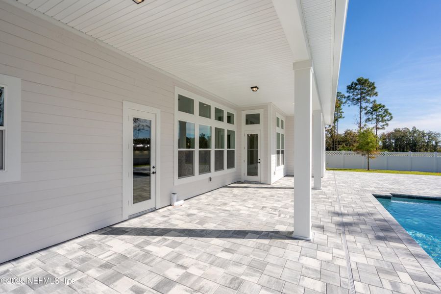 Exterior details and patio area of a home in SilverLeaf, St. Augustine (Image 2). Exterior details and patio area of a home in SilverLeaf, St. Augustine (Image 2).