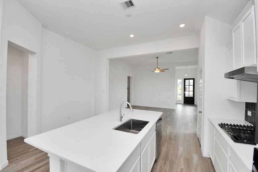 Furnished interior view inside a new home in Elyson, Katy (Image 8).