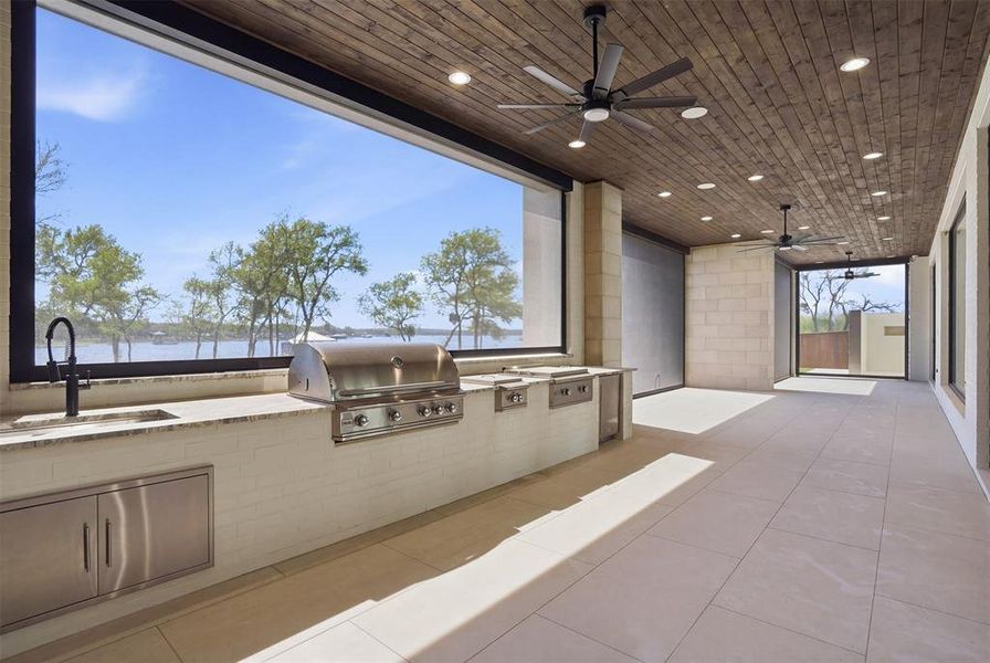 Exterior details and patio area of a home in , Fort Worth (Image 4). Exterior details and patio area of a home in , Fort Worth (Image 4).