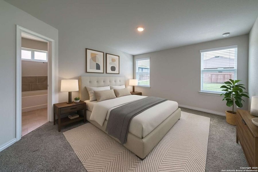 Furnished interior view inside a new home in , San Antonio (Image 7).