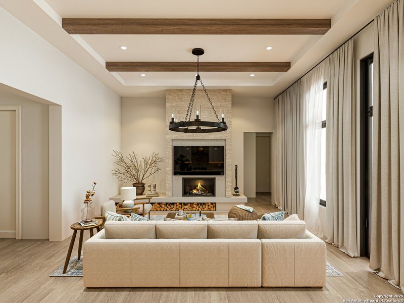 Furnished interior view inside a new home in , New Braunfels (Image 5). Furnished interior view inside a new home in , New Braunfels (Image 5).