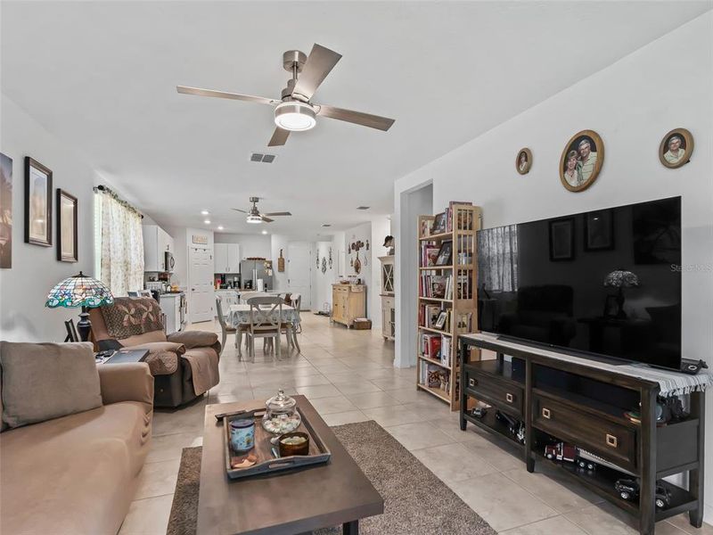 Furnished interior view inside a new home in Fox Pointe at Rivers Edge, Leesburg (Image 19).