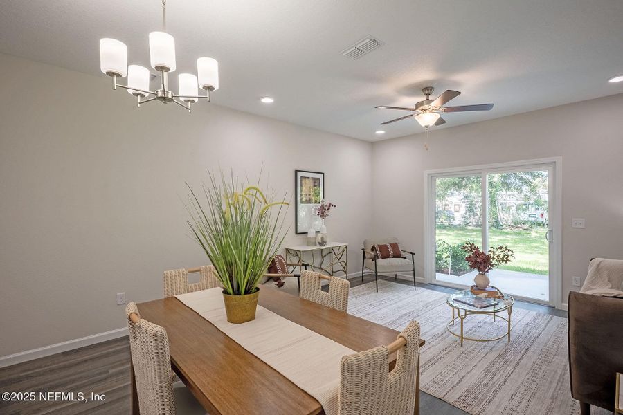 Furnished interior view inside a new home in , Jacksonville (Image 3).