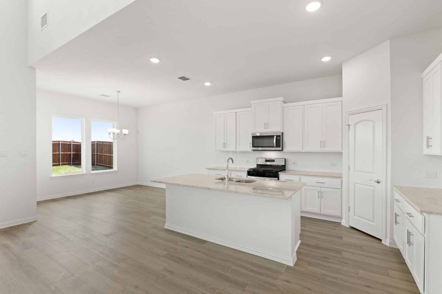 Representative furnished interior of a home built from the Walton by UnionMain Homes in Elevon, Lavon (Image 9). Representative furnished interior of a home built from the Walton by UnionMain Homes in Elevon, Lavon (Image 9).