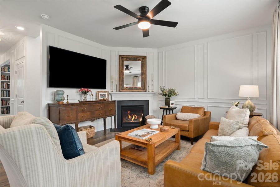 Furnished interior view inside a new home in Valleywood Farms, Waynesville (Image 15).