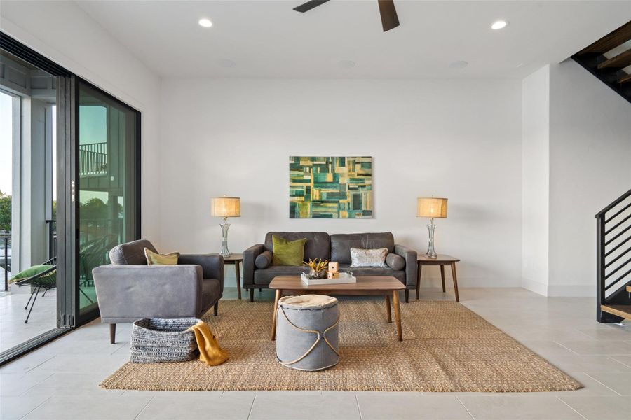 Furnished interior view inside a new home in , Granite Shoals (Image 8).