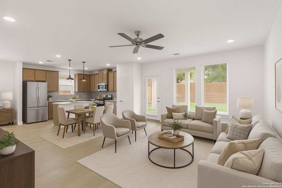 Furnished interior view inside a new home in Fairway Crossing 40s, San Antonio (Image 12). Furnished interior view inside a new home in Fairway Crossing 40s, San Antonio (Image 12).
