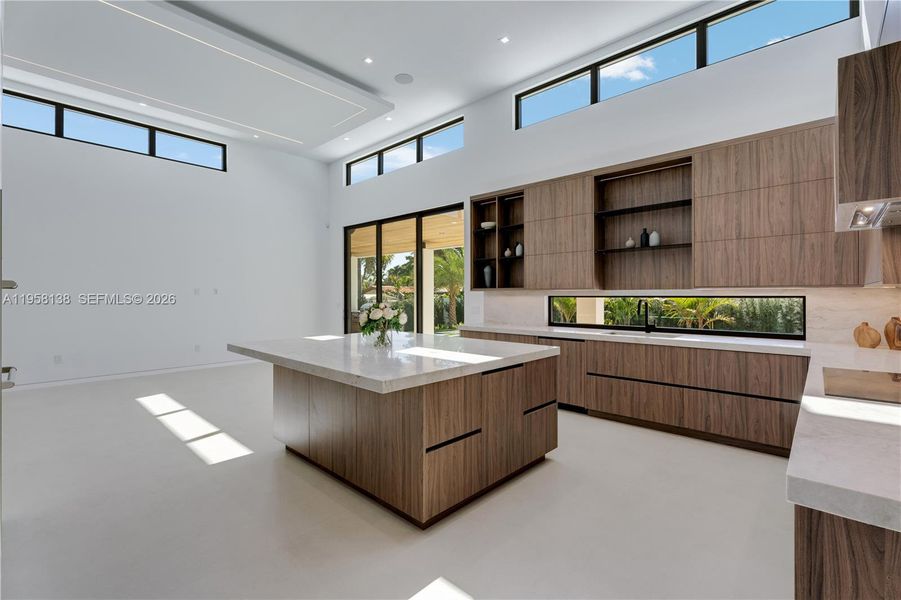 Furnished interior view inside a new home in , Miami (Image 10).