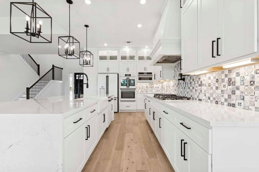 Furnished interior view inside a new home in , Dripping Springs (Image 9).