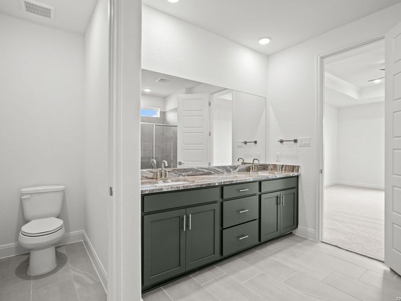 Furnished interior view inside a new home in The Reserve at Potranco Oaks, Castroville (Image 14).