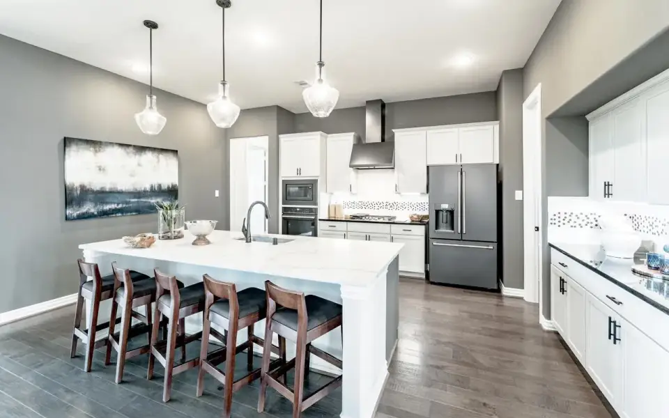 Furnished interior view inside a new home in High Park Hill, Arrington (Image 12).