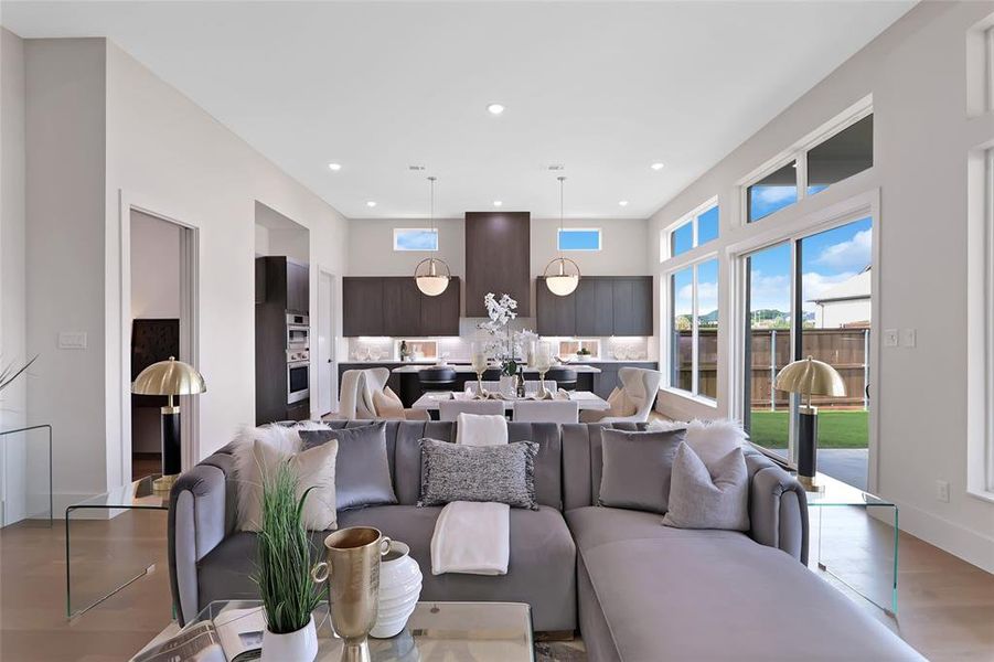 Furnished interior view inside a new home in Rio Vista at Kelly Ranch, Aledo (Image 7).