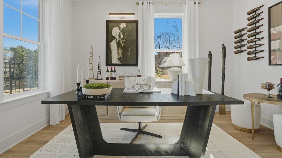 Furnished interior view inside a new home in The Eighteen, Atlanta (Image 9).