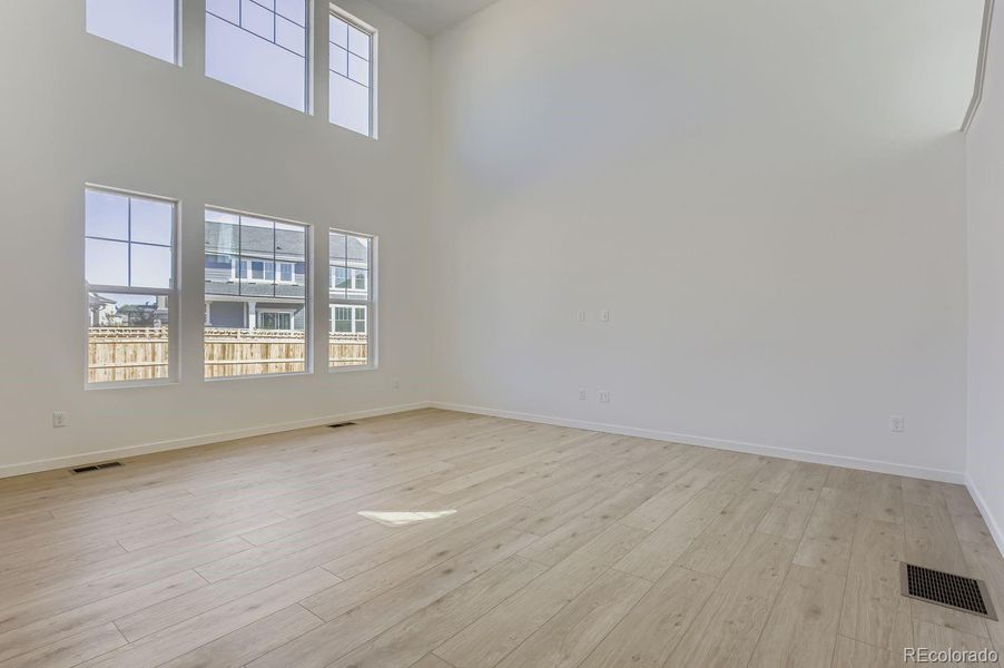 Spacious, unfurnished interior of a new home in Ledge Rock: The Monarch Collection, Johnstown (Image 8).