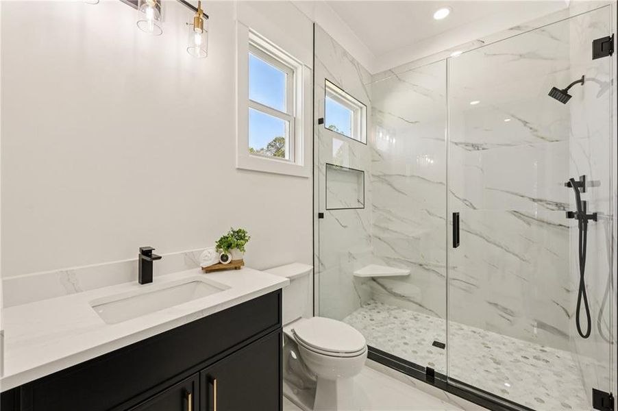 Furnished interior view inside a new home in , Grayson (Image 13).