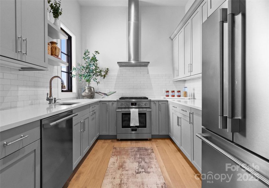 Furnished interior view inside a new home in , Weddington (Image 11).