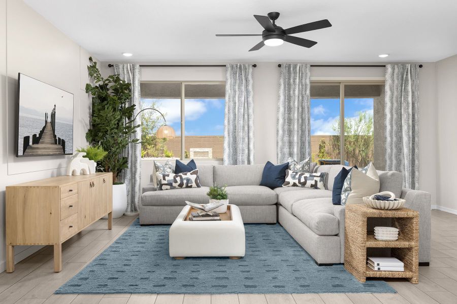 Representative furnished interior of a home built from the Sepia by Mattamy Homes in Rosewood Heights, San Tan Valley (Image 10).