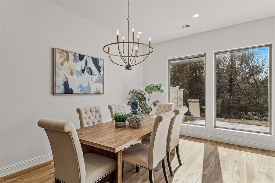 Furnished interior view inside a new home in , Heath (Image 12). Furnished interior view inside a new home in , Heath (Image 12).