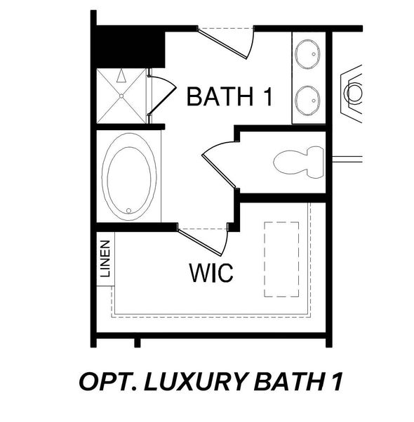 2D floor plan layout for the Aberdeen by D.R. Horton in Twinleaf Meadows, Monroe, NC (Image 4).