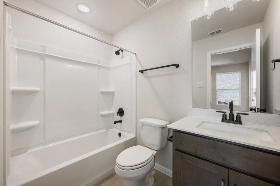 Furnished interior view inside a new home in Patterson Ranch, Georgetown (Image 32).