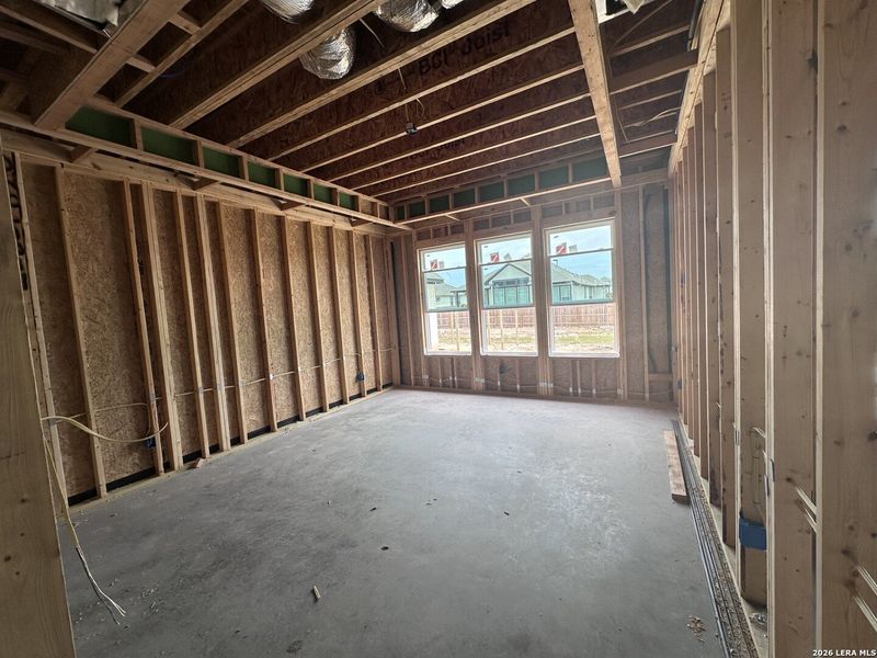 In-progress construction of a new home in Village at Three Oaks, Seguin, TX (Image 18). In-progress construction of a new home in Village at Three Oaks, Seguin, TX (Image 18).
