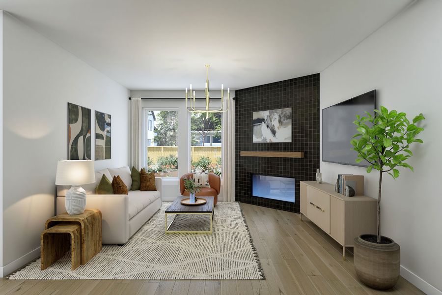 The Dahlia - Optional Fireplace The Dahlia - Optional Fireplace