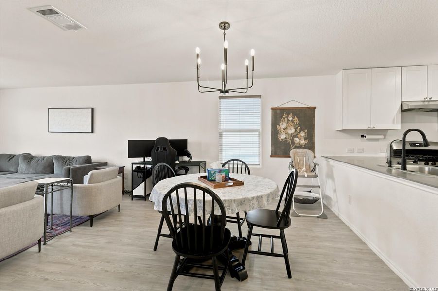 Furnished interior view inside a new home in Sage Meadows, St. Hedwig (Image 12). Furnished interior view inside a new home in Sage Meadows, St. Hedwig (Image 12).