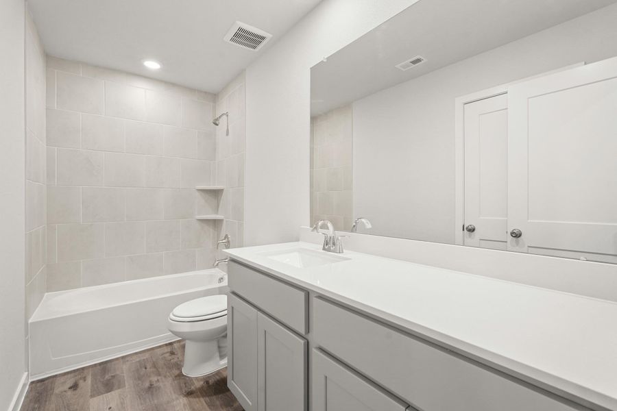 Furnished interior view inside a new home in Paloma at Sanford Farms, Waller (Image 6).