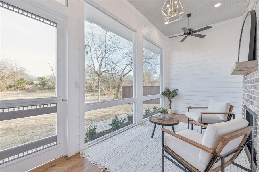 Furnished interior view inside a new home in , Rockwall (Image 24).