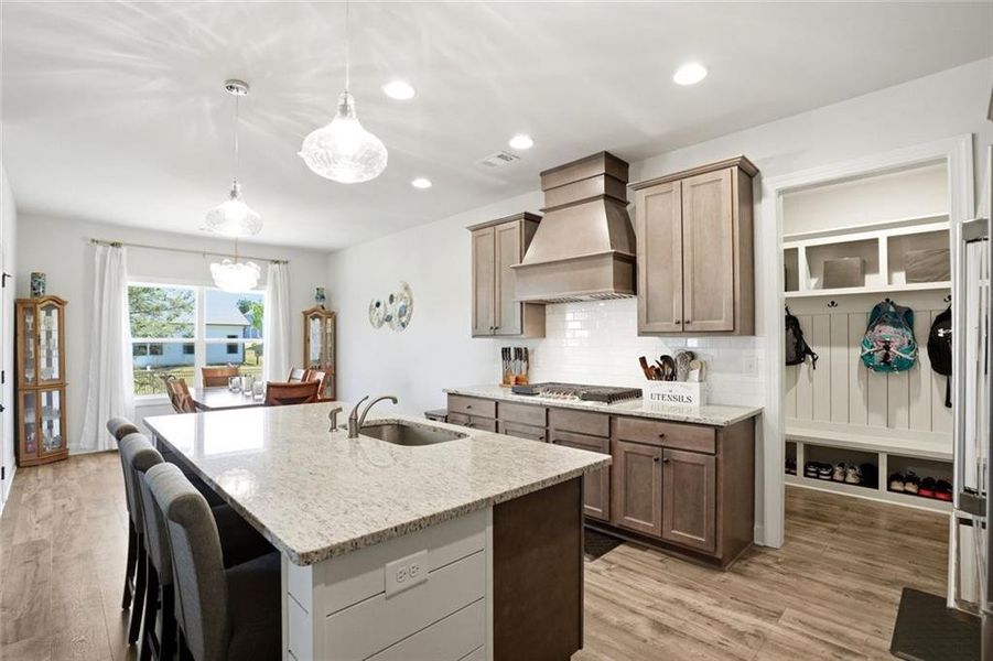 Furnished interior view inside a new home in Calgary Downs, Winder (Image 19). Furnished interior view inside a new home in Calgary Downs, Winder (Image 19).