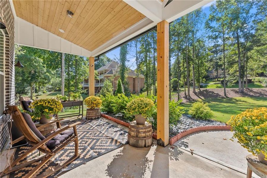Exterior details and patio area of a home in , Hoschton (Image 23). Exterior details and patio area of a home in , Hoschton (Image 23).