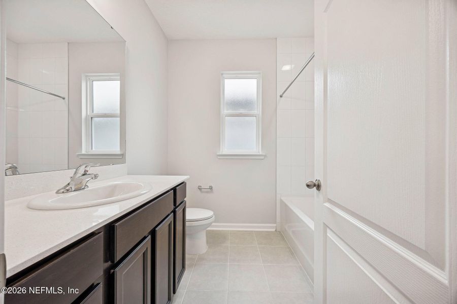 Furnished interior view inside a new home in Weston Woods, Jacksonville (Image 10).