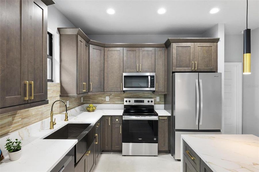 Furnished interior view inside a new home in , North Port (Image 34).
