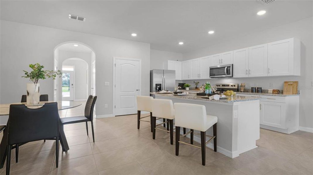 Furnished interior view inside a new home in , St. Cloud (Image 15).