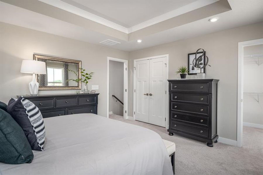 Furnished interior view inside a new home in Griffin Farm Townes, Pittsboro (Image 10).