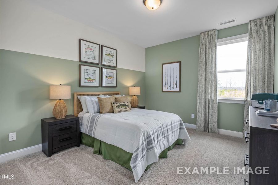 Furnished interior view inside a new home in Tobacco Road, Angier (Image 39).