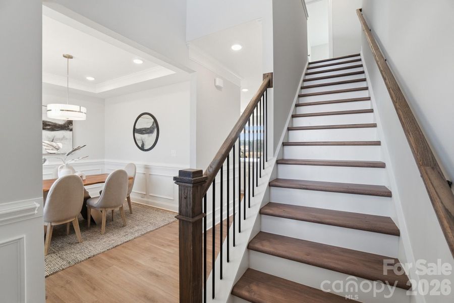 Furnished interior view inside a new home in The Meadows at Laurelbrook, Sherrills Ford (Image 38).