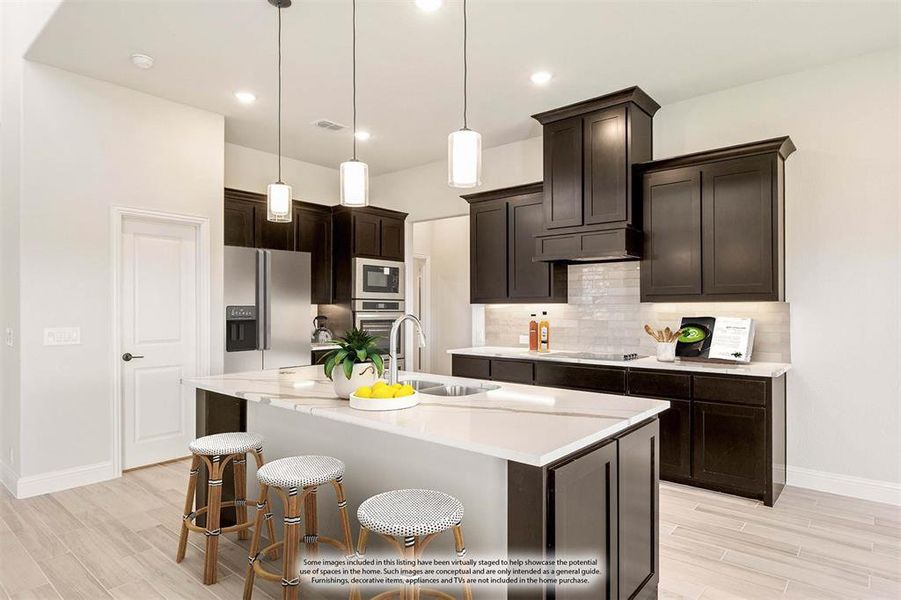 Furnished interior view inside a new home in Villages of Walnut Grove, Midlothian (Image 13).