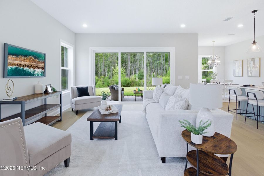 Furnished interior view inside a new home in , Ponte Vedra (Image 8).