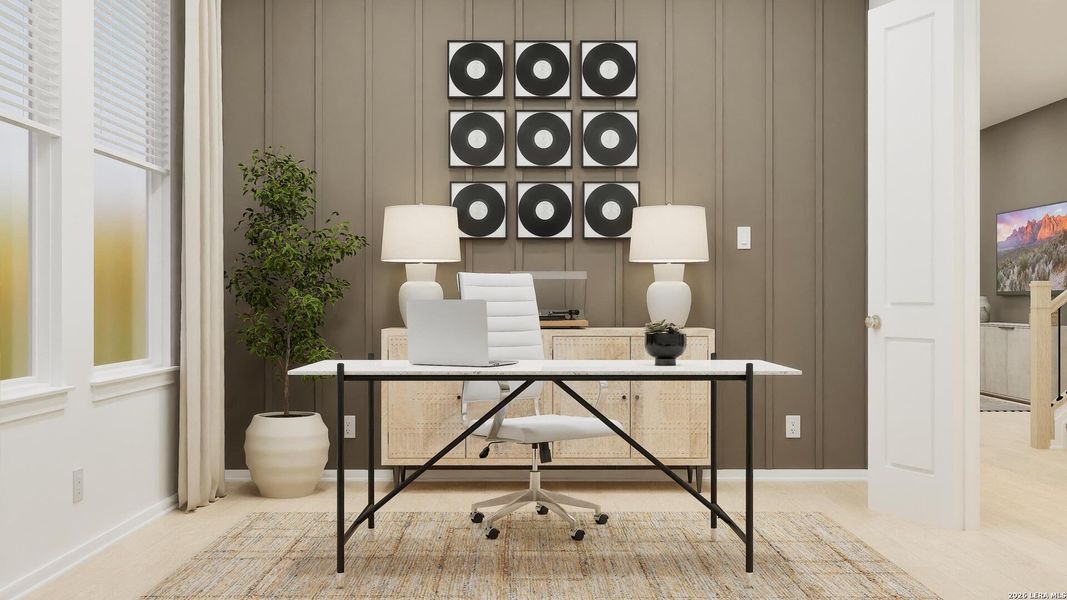 Furnished interior view inside a new home in Brookmill, San Antonio (Image 17).