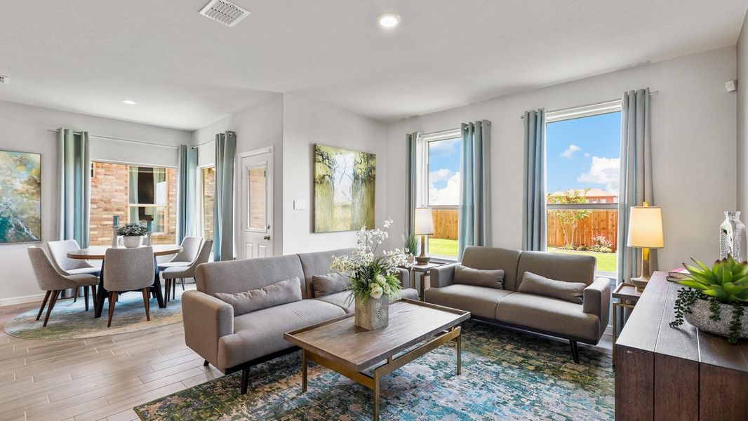 Furnished interior view inside a new home in Lankford Farms, Cleburne (Image 22).