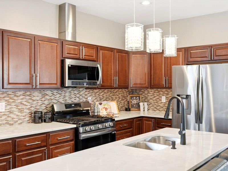 Furnished interior view inside a new home in , Denver (Image 11). Furnished interior view inside a new home in , Denver (Image 11).