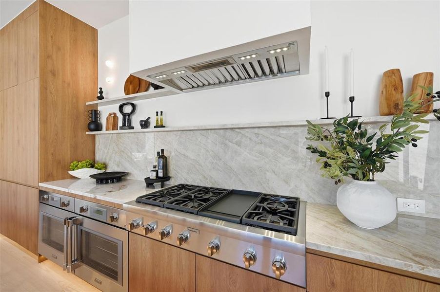 Close-up of interior finishes inside a home in , Dallas (Image 19).