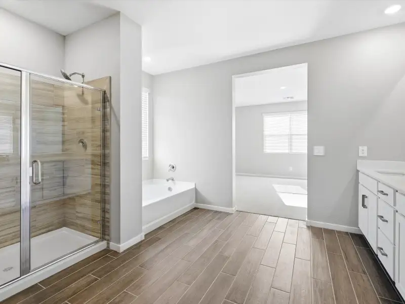 Furnished interior view inside a new home in White Tank Foothills Signature Series, Waddell (Image 5).