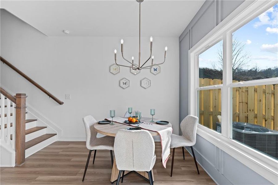 Furnished interior view inside a new home in , Ball Ground (Image 9).