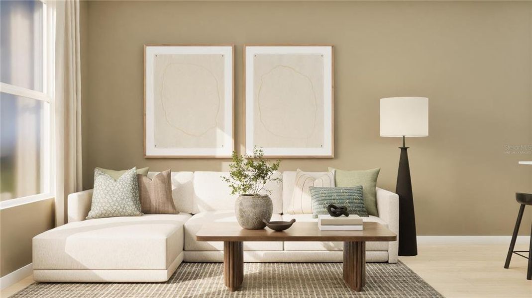 Furnished interior view inside a new home in Sugarloaf Ridge, Minneola (Image 20).