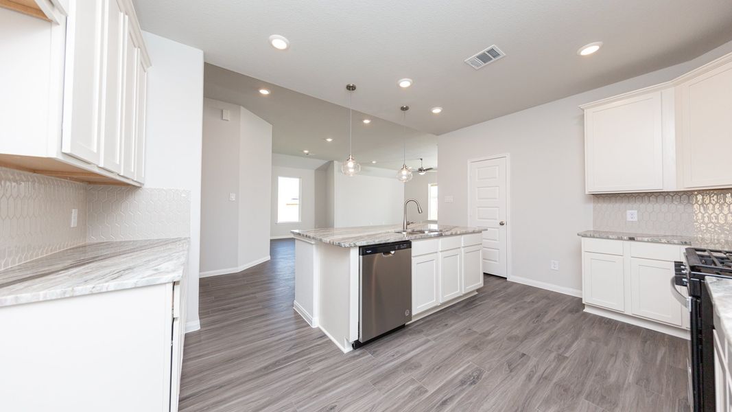 Representative furnished interior of a home built from the The Landry by Legend Homes in Cinco Lakes, San Antonio (Image 8).