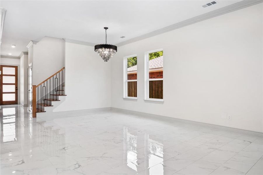 Spacious, unfurnished interior of a new home in , Dallas (Image 24). Spacious, unfurnished interior of a new home in , Dallas (Image 24).